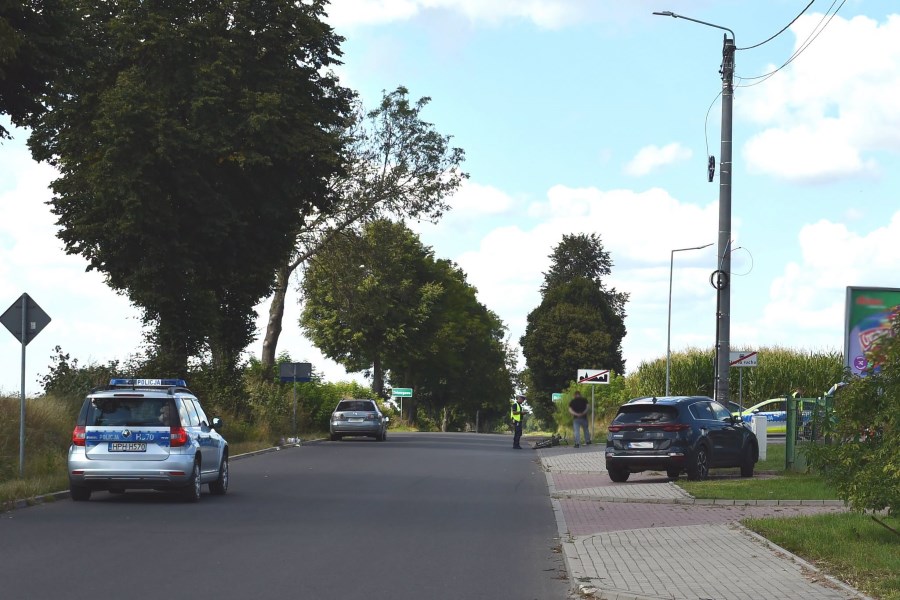 Tragiczny wypadek w Dzierzgowie. 75-letni rowerzysta zmarł w szpital